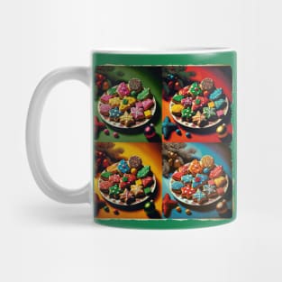 Sugary Delights: A Pop Art Christmas Cookie Extravaganza - Christmas Classic Mug